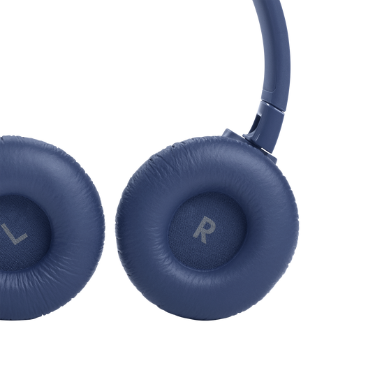 JBL Tune 660NC - Blue - Wireless, on-ear, active noise-cancelling headphones. - Detailshot 3